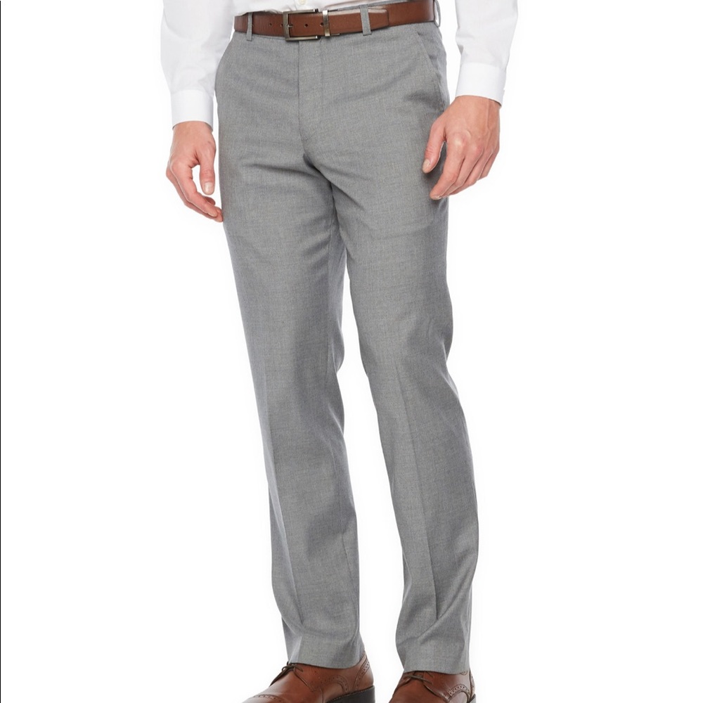 J. Ferrar grey slim dress pants